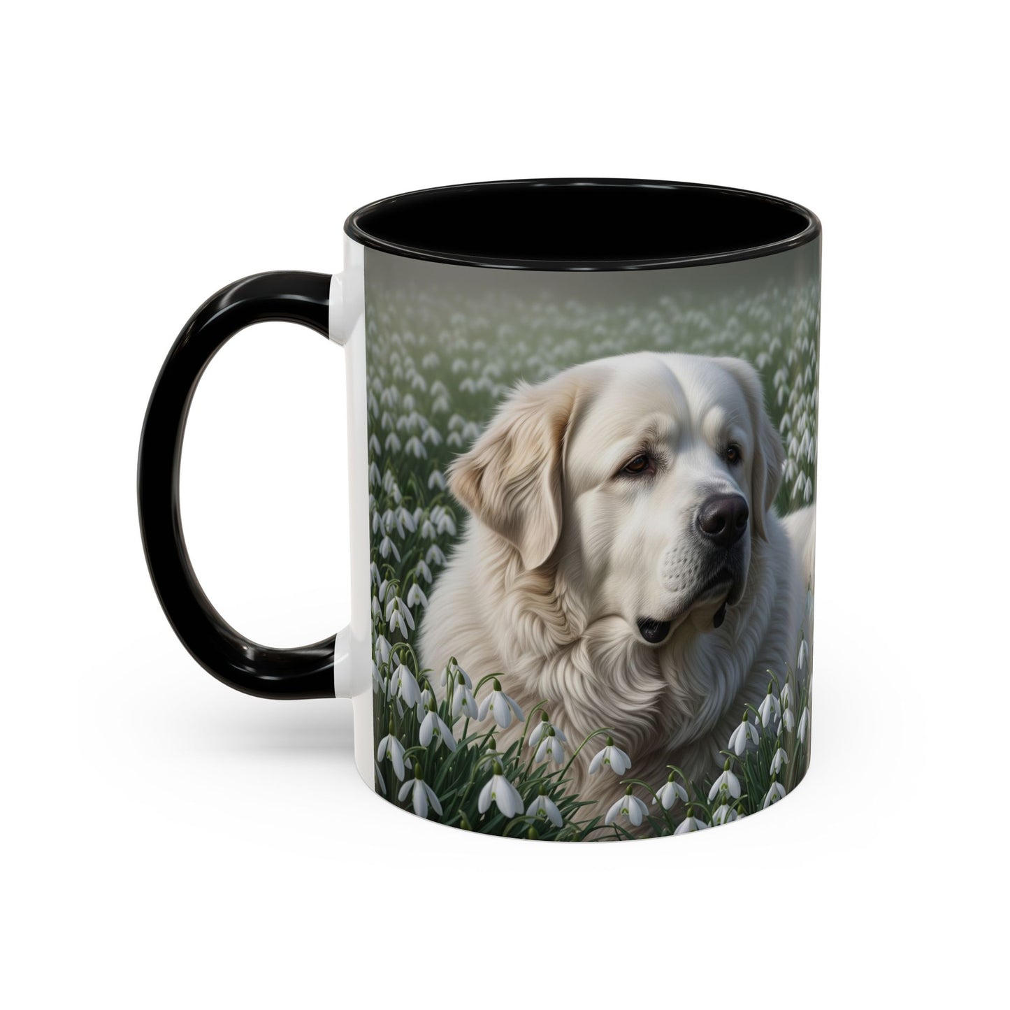 Mug à café avec motif de mastiff des Pyrénées - Cadeau idéal pour les amoureux des chiens