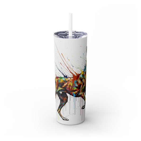 Azawakh Tumbler with Straw, 20oz