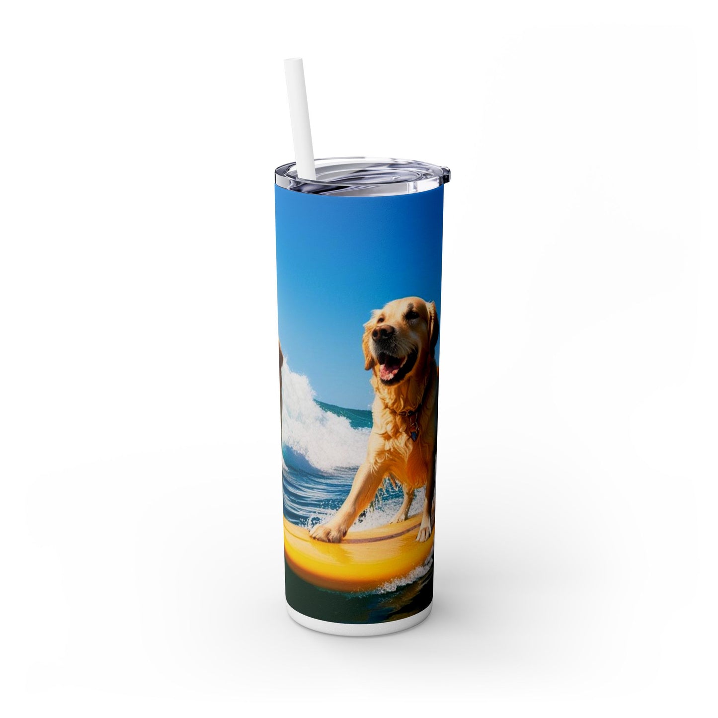 Surf Dogs Tumbler with Straw, 20oz