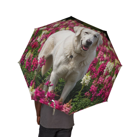 Estrela Mountain Dog Semi-Automatic Foldable Umbrella