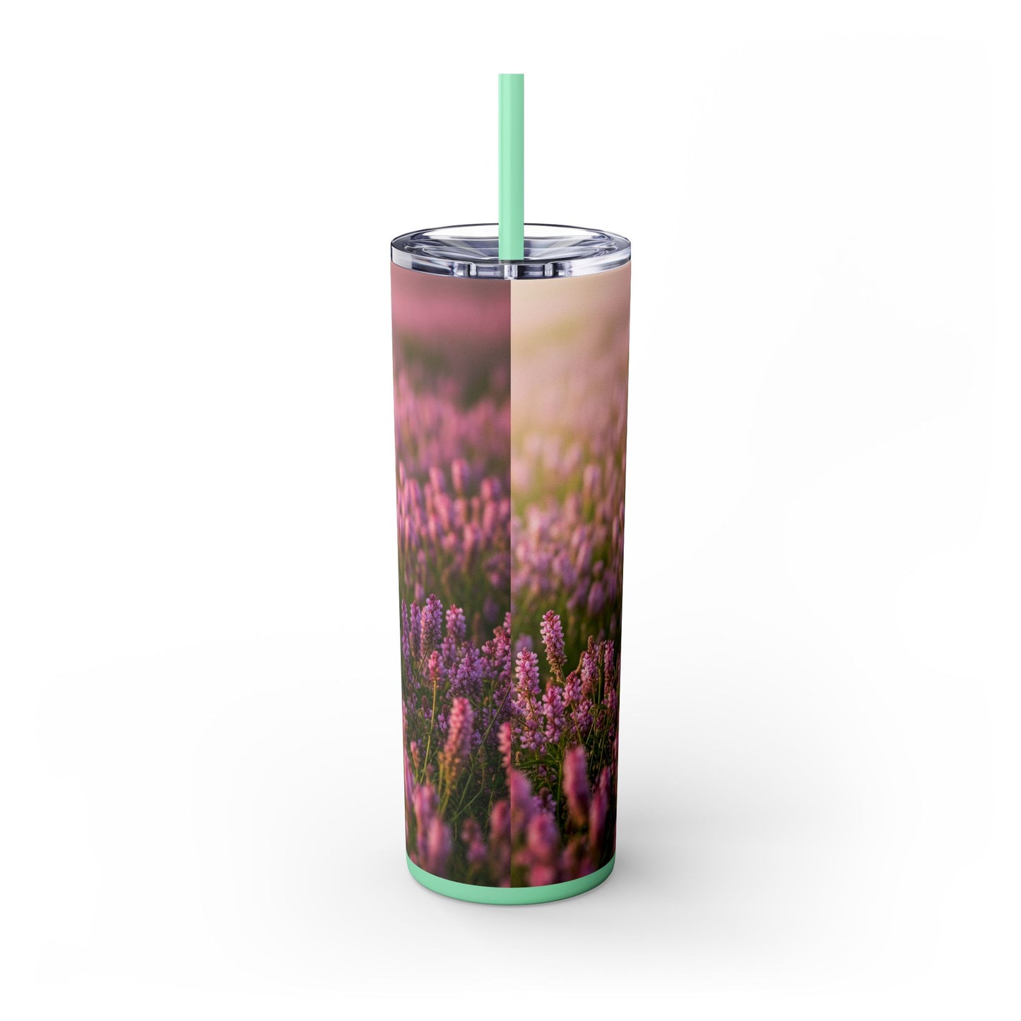 Skinny Tumbler with Straw – 20 oz Stainless Steel Cup