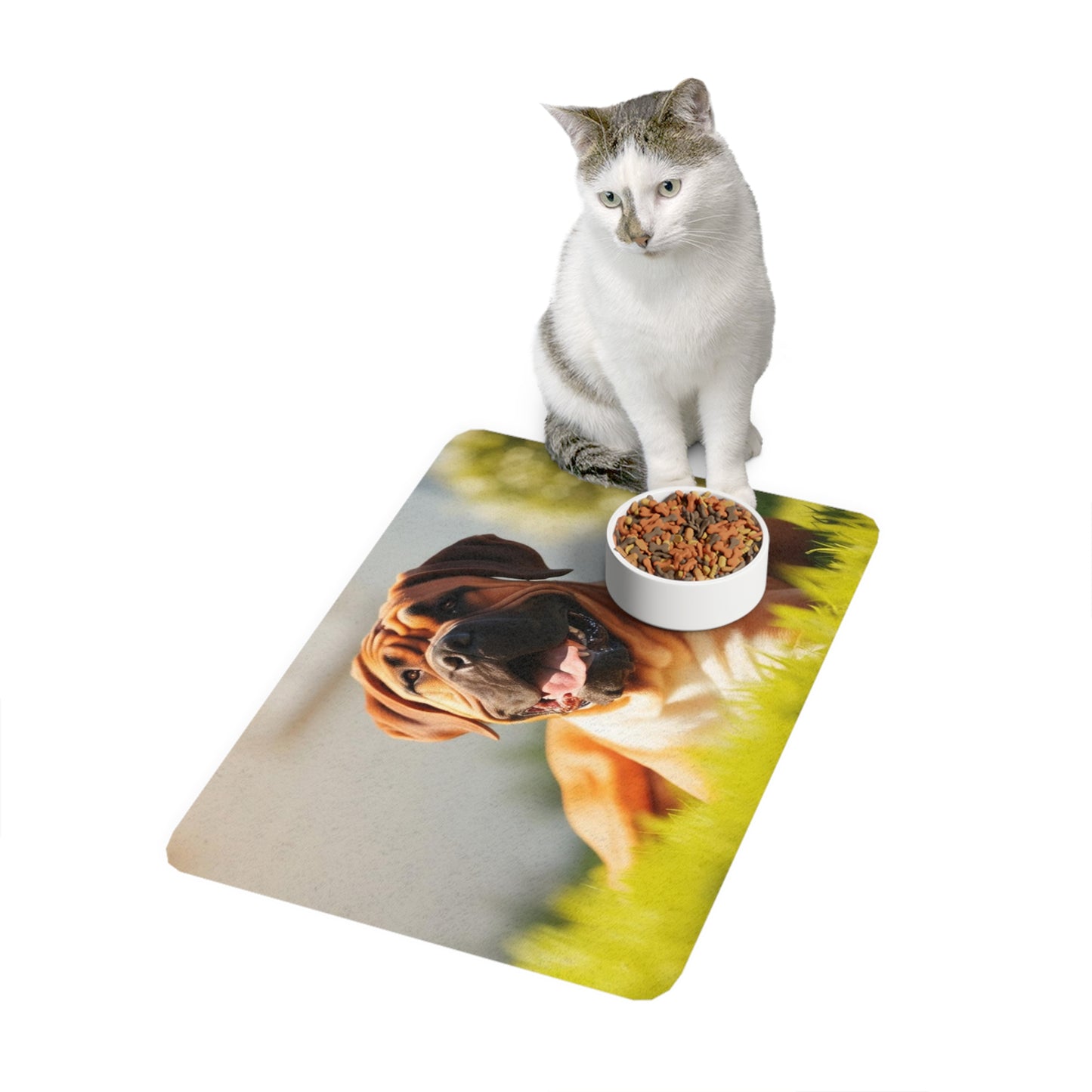 Pet Food Mat (12x18) - Dogue de Bordeaux