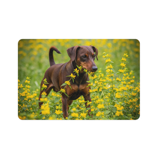 Pet Food Mat (12x18) - German Pinscher