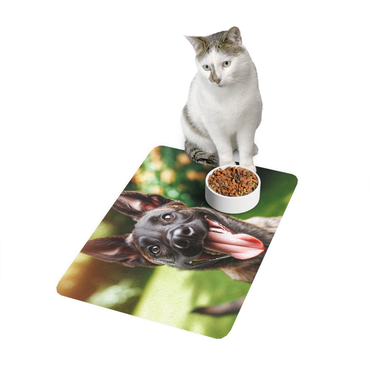 Pet Food Mat (12x18) - Dutch Shepherd Dog