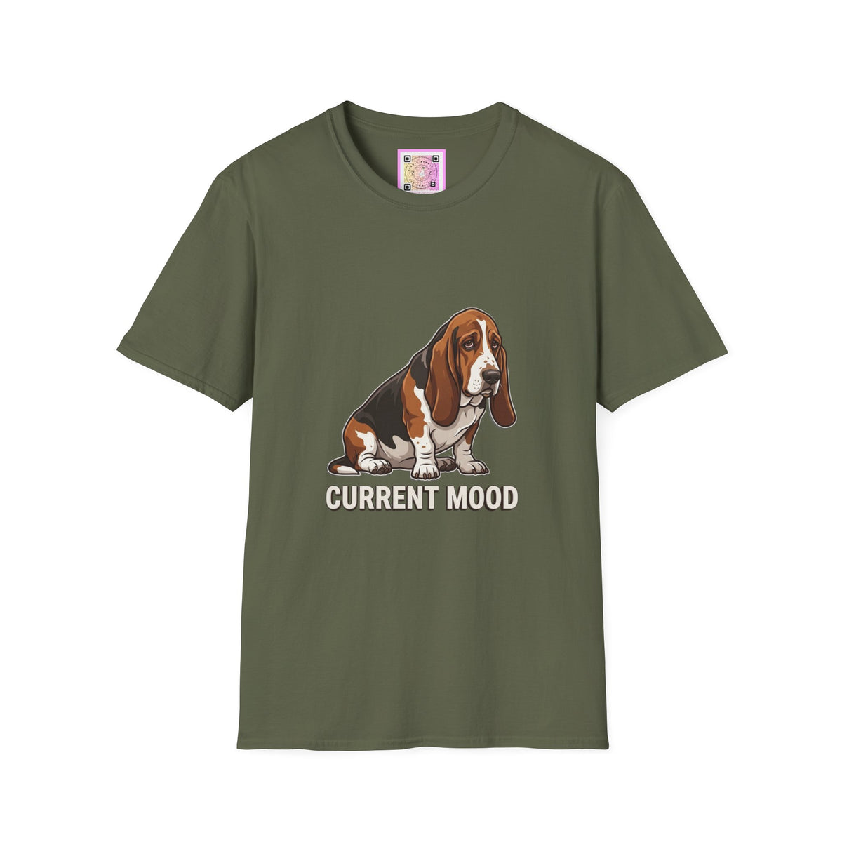 Basset Hound Current Mood Tee Shirt