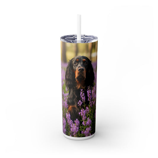 Gordon Setter Tumbler with Straw, 20oz