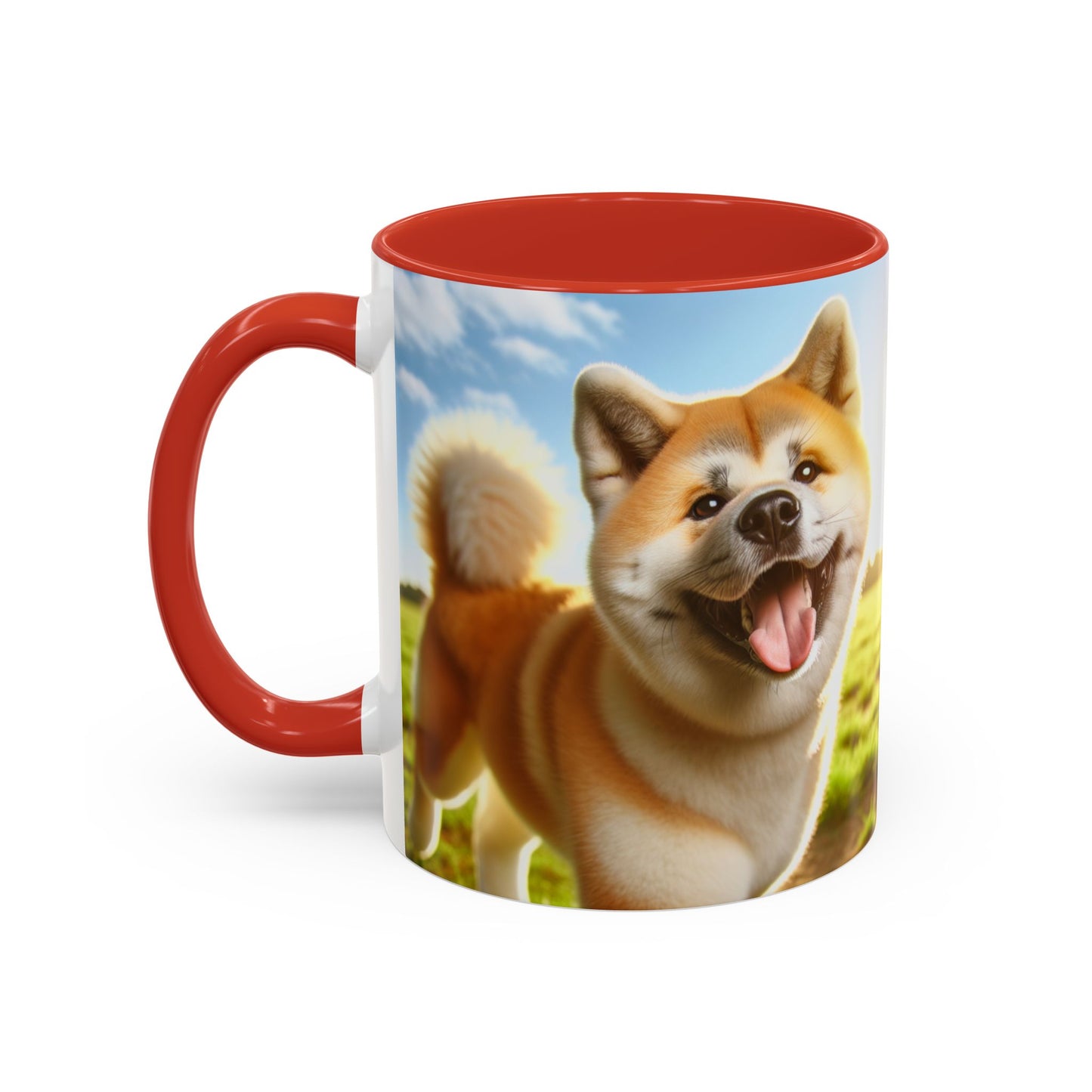 Akita Accent Coffee Mug - Perfect Gift for Dog Lovers