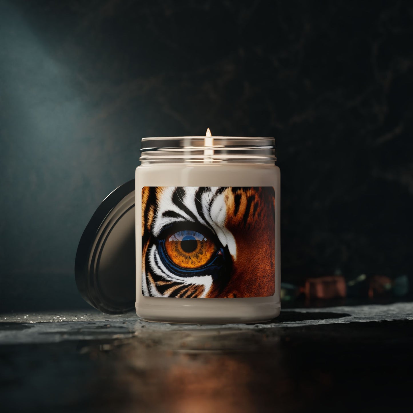 Close Up of a Tiger's Eye- Scented Soy Candle, 9oz