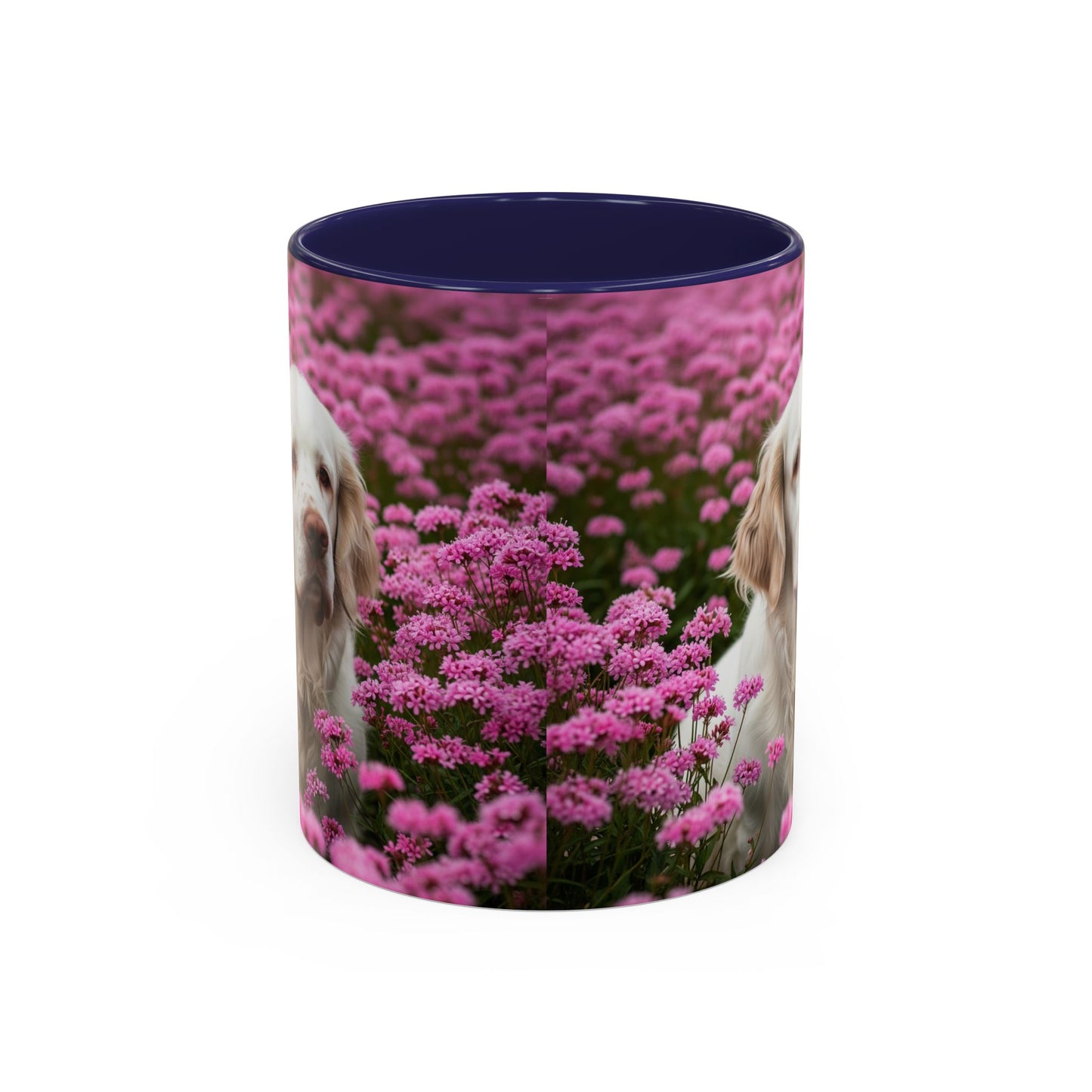 Clumber Spaniel Accent Coffee Mug - Perfect Gift for Dog Lovers