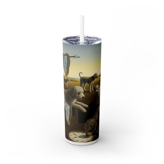Spanish Water Dog Tumbler with Straw, 20oz