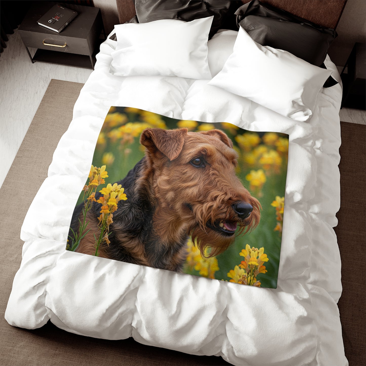 Welsh Terrier Sweatshirt Blanket