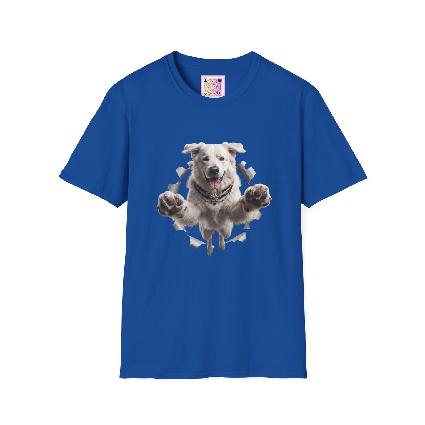White Swiss Mountain Dog Tee Shirt
