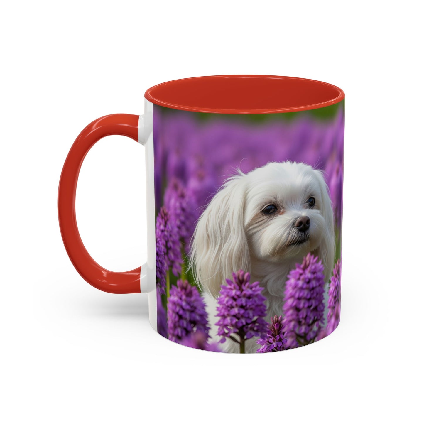 Mug à café à motif maltais - Cadeau idéal pour les amoureux des chiens