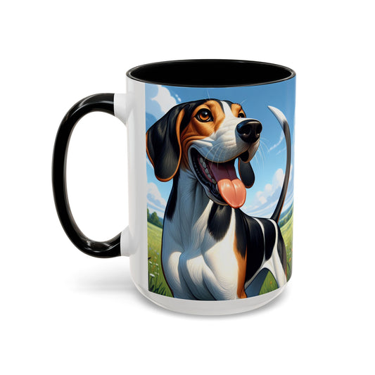 Treeing Walker Coonhound Accent Coffee Mug - Perfect Gift for Dog Lovers