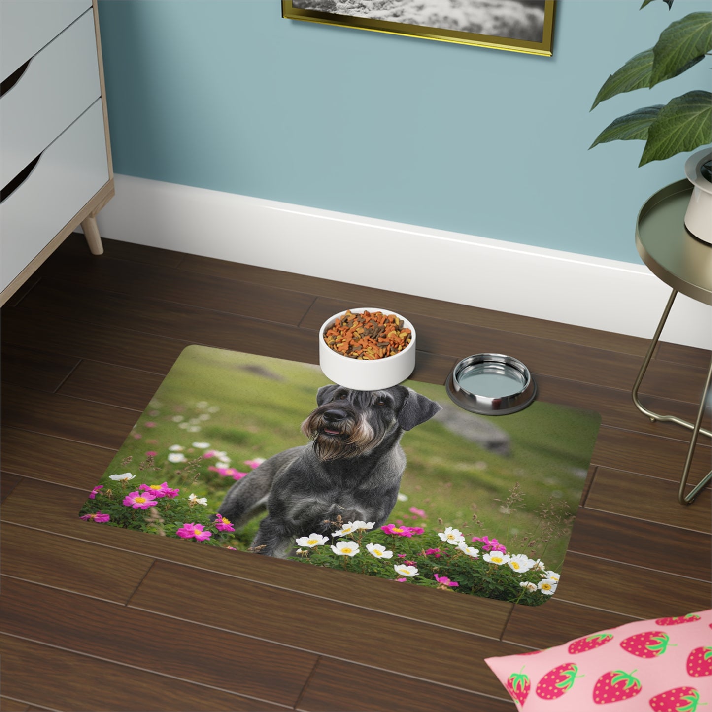 Pet Food Mat (12x18) - Giant Schnauzer