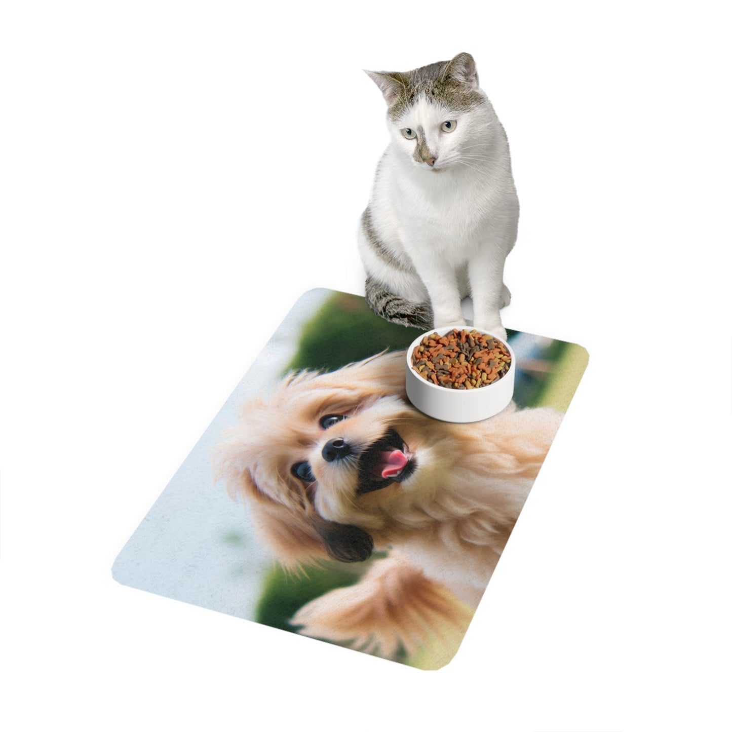 Pet Food Mat (12x18) - Pekapoo