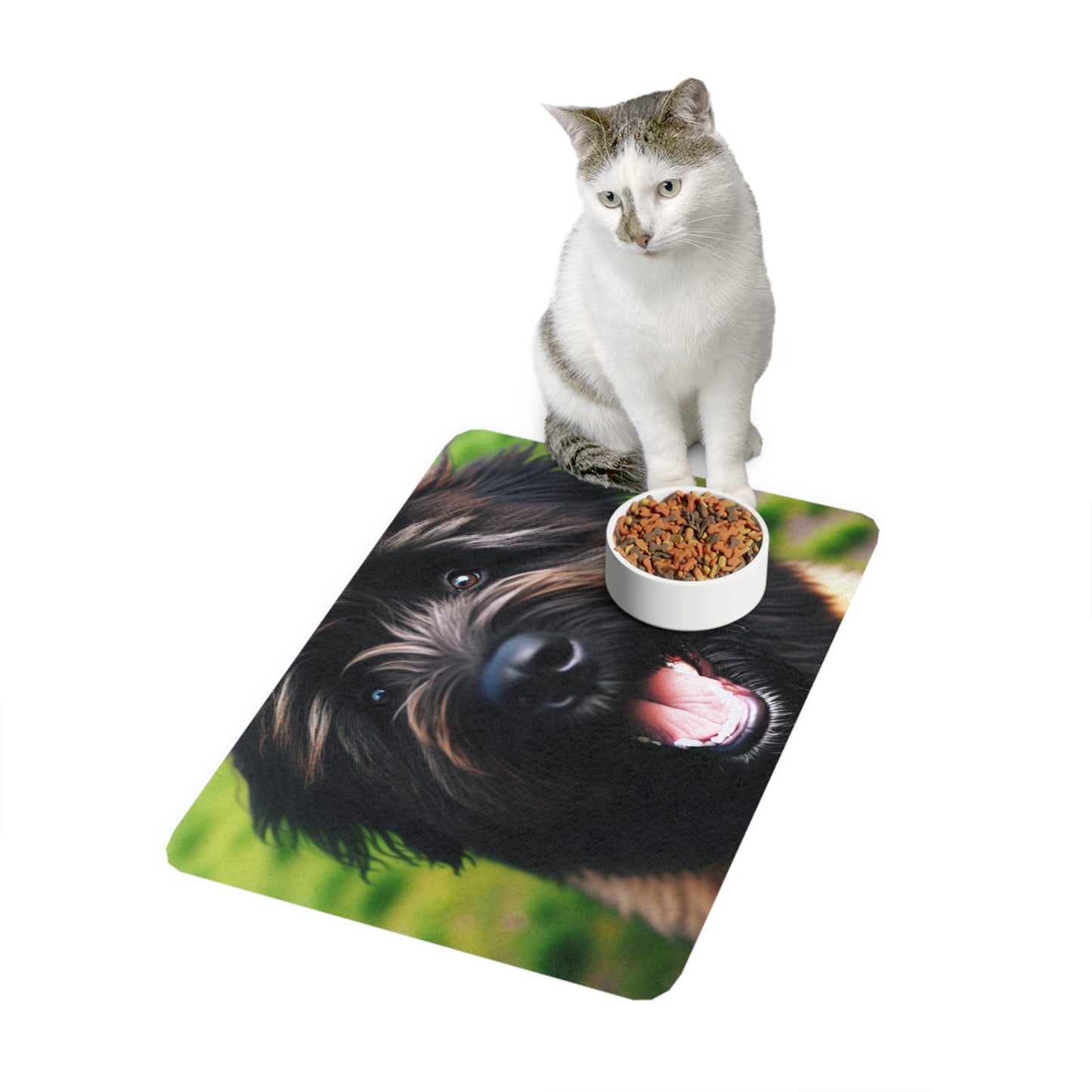 Pet Food Mat (12x18) - Bouvier des Ardennes