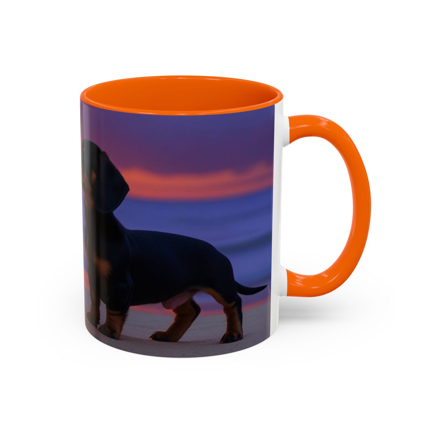 Dachshund Love Accent Coffee Mug - Perfect Gift for Dog Lovers