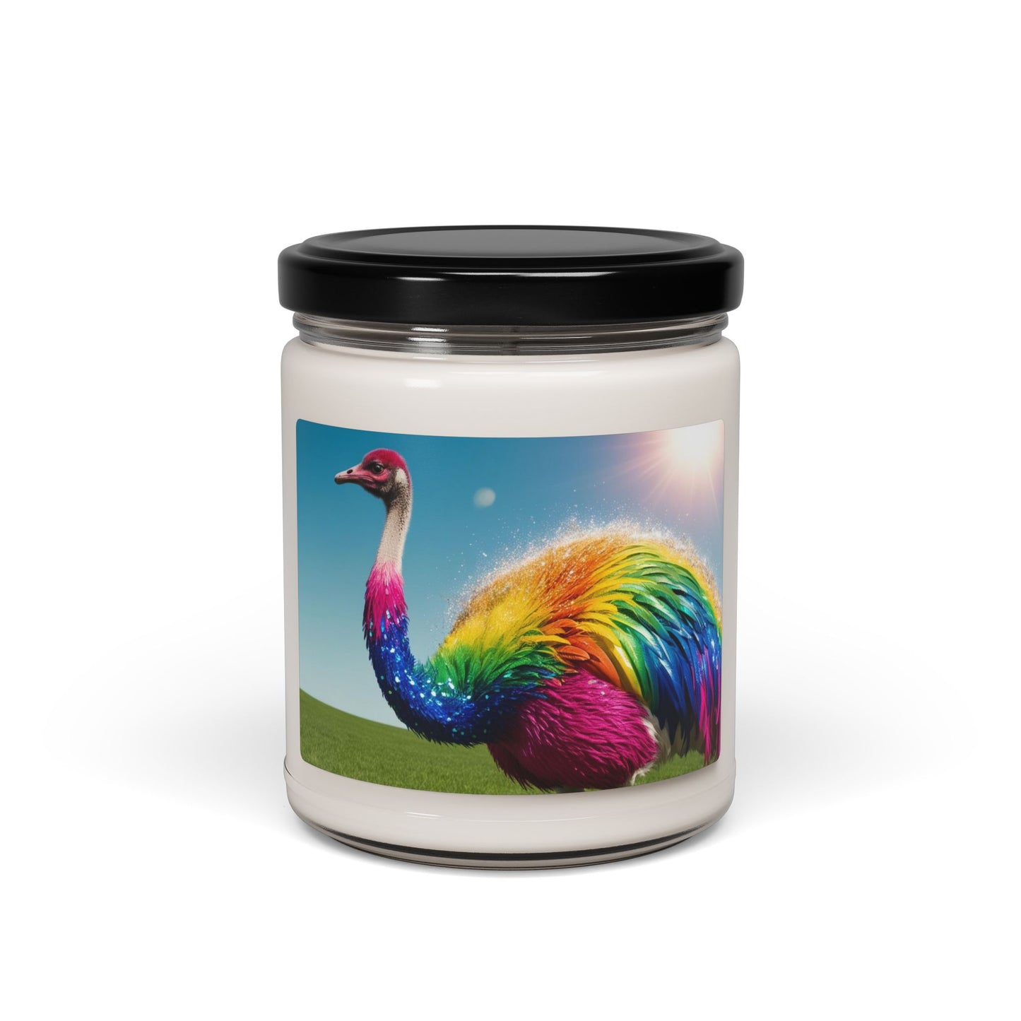 Rainbow Emu- Scented Soy Candle, 9oz