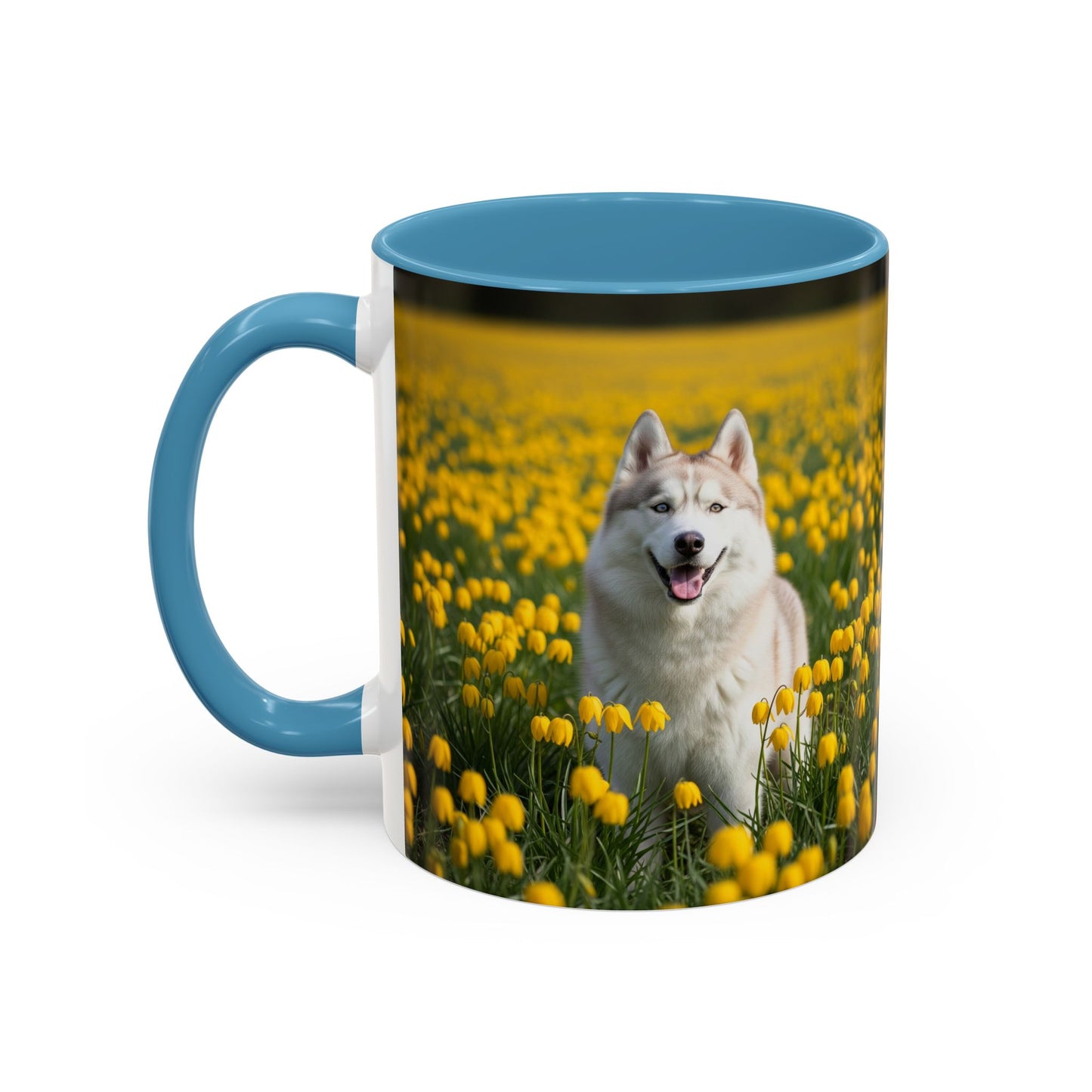 Mug à café avec motif Husky de Sibérie - Le cadeau idéal pour les amoureux des chiens