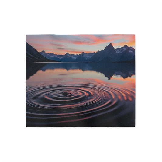 Ripple in a Lake Sweatshirt Blanket