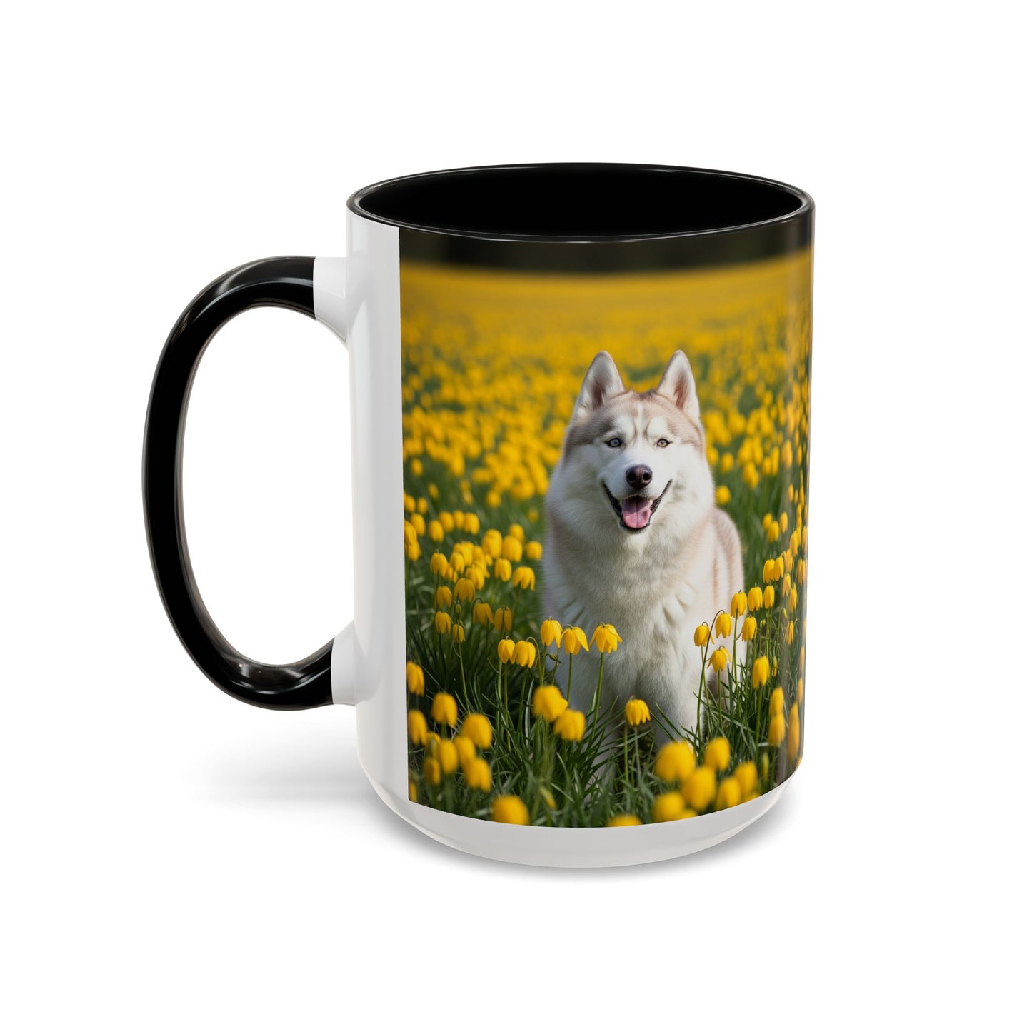 Mug à café avec motif Husky de Sibérie - Le cadeau idéal pour les amoureux des chiens