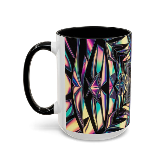 Optical Illusion Accent Mug – Ceramic Coffee Cup
