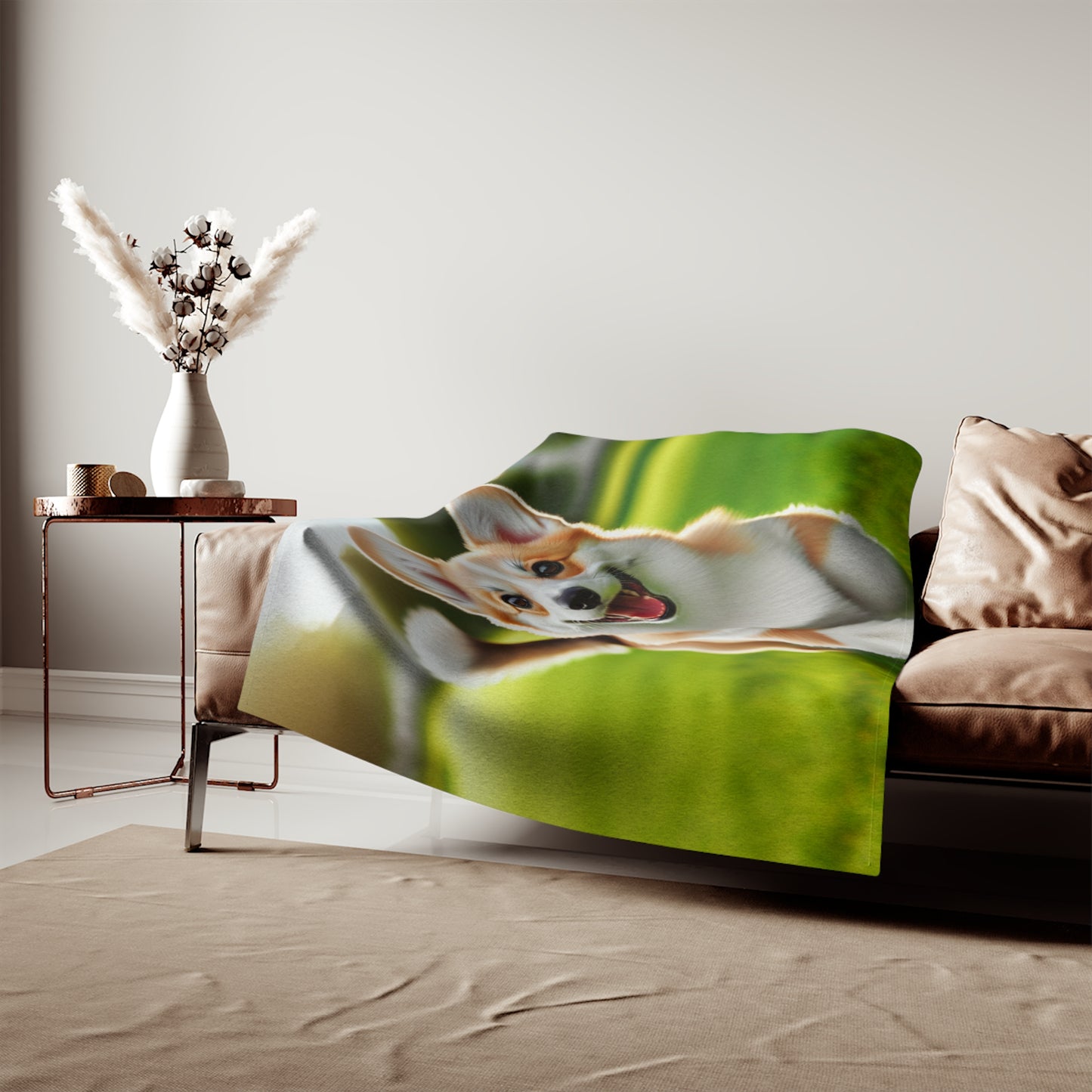 Welsh Corgi Pembroke Sweatshirt Blanket