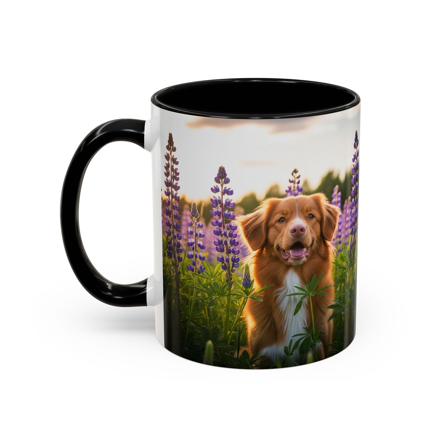 Taza de café con diseño de retriever de Nueva Escocia: el regalo perfecto para los amantes de los perros.