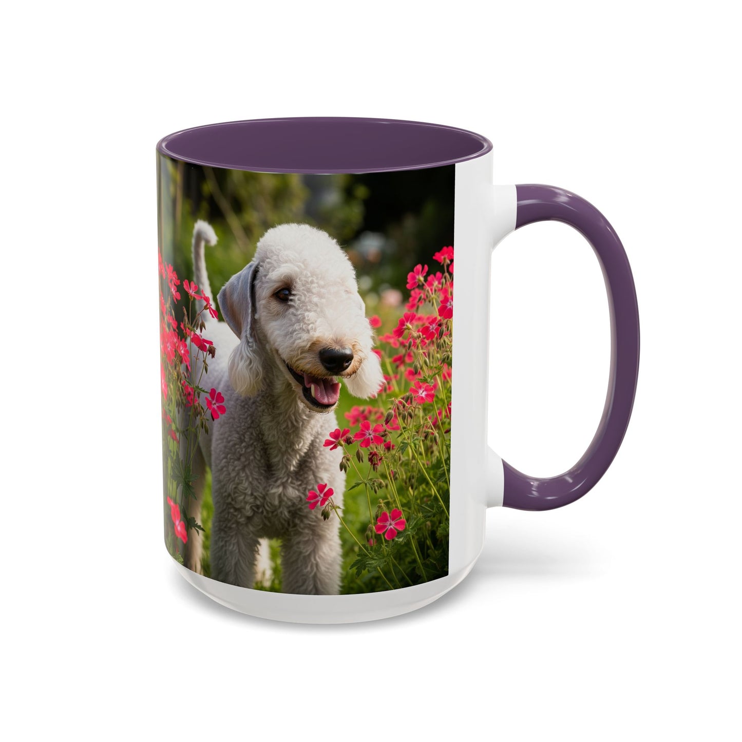 Bedlington Terrier Accent Coffee Mug - Perfect Gift for Dog Lovers