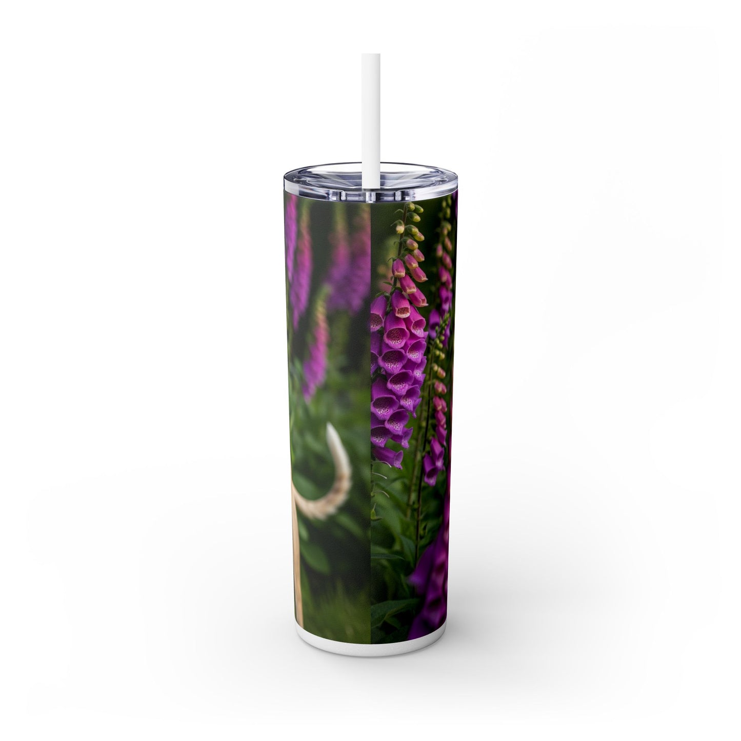 Whippet Skinny Tumbler with Straw, 20oz