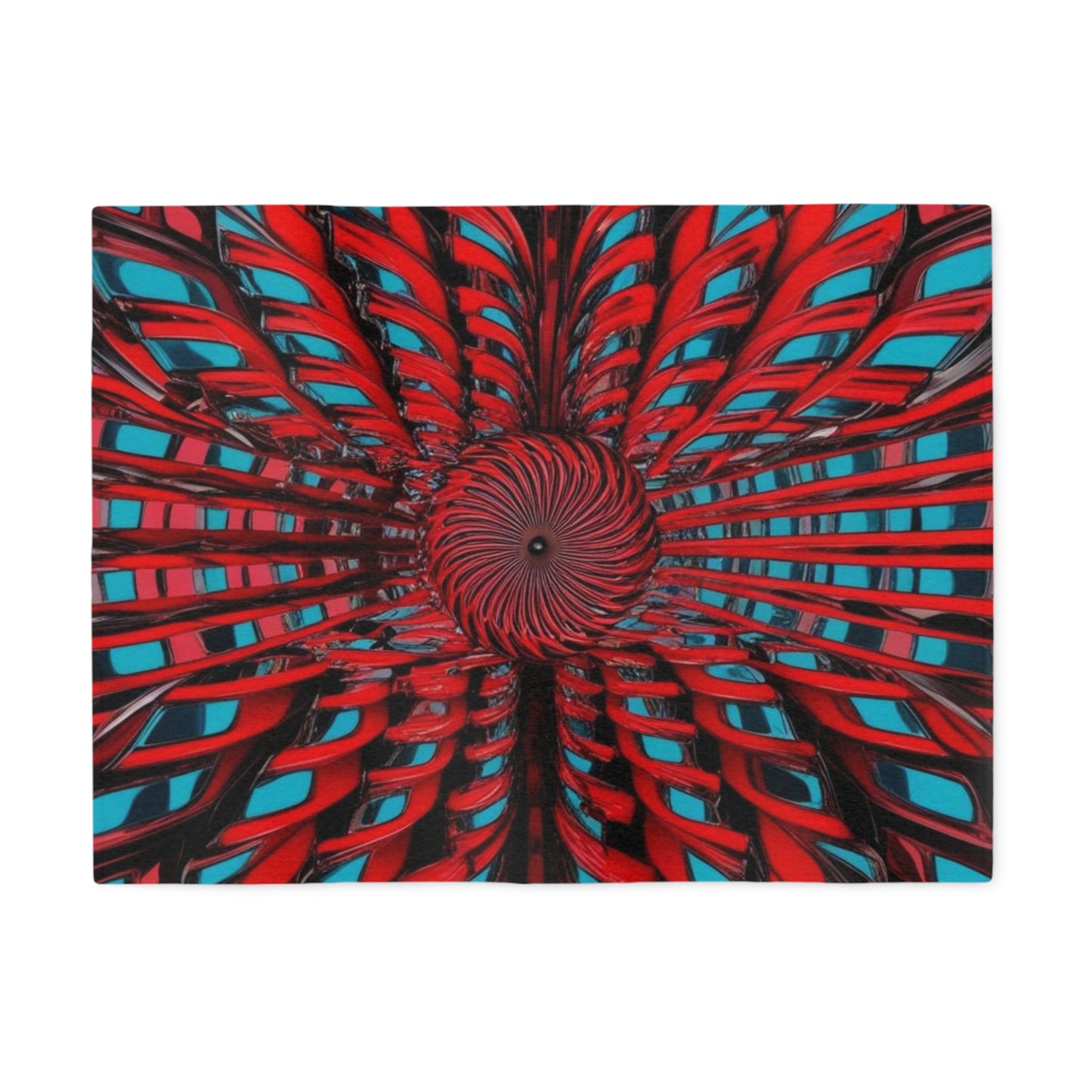 Optical Illusion Sweatshirt Blanket