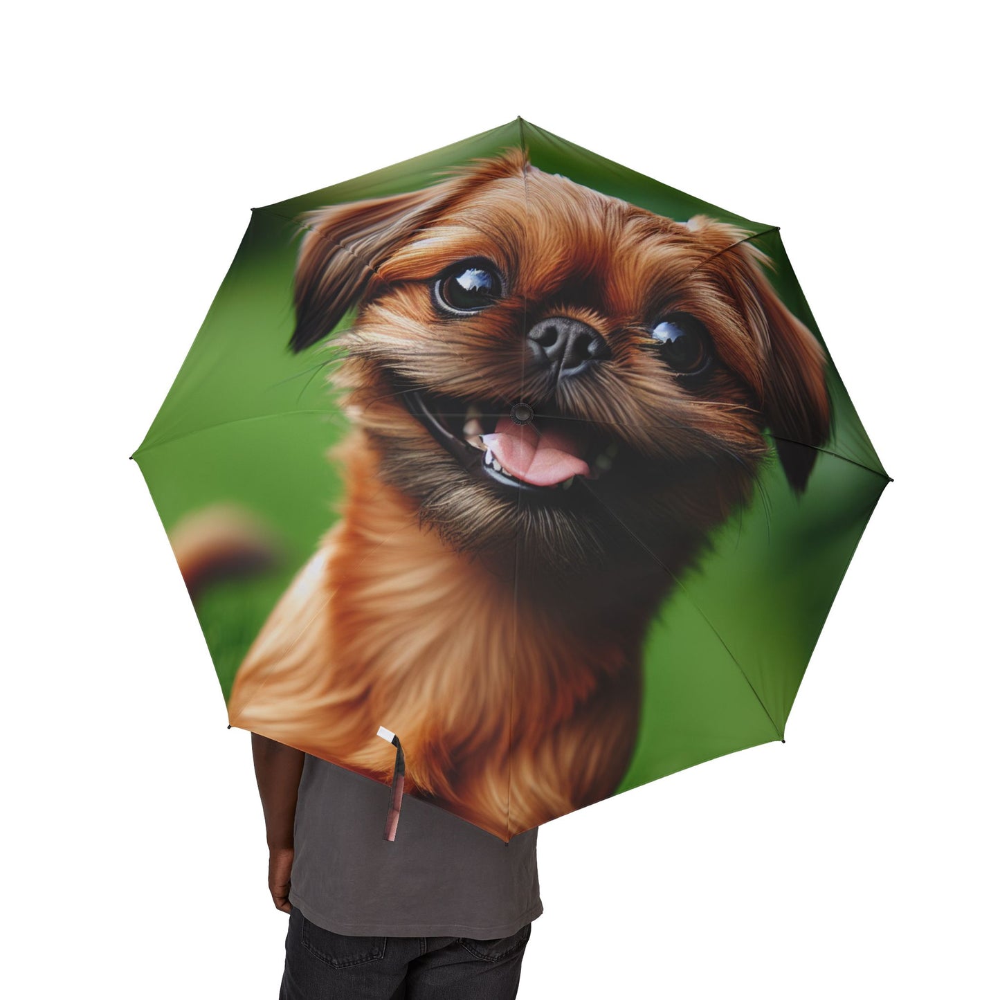 48" Semi-Automatic Umbrella – Windproof Large Travel Rain Umbrella