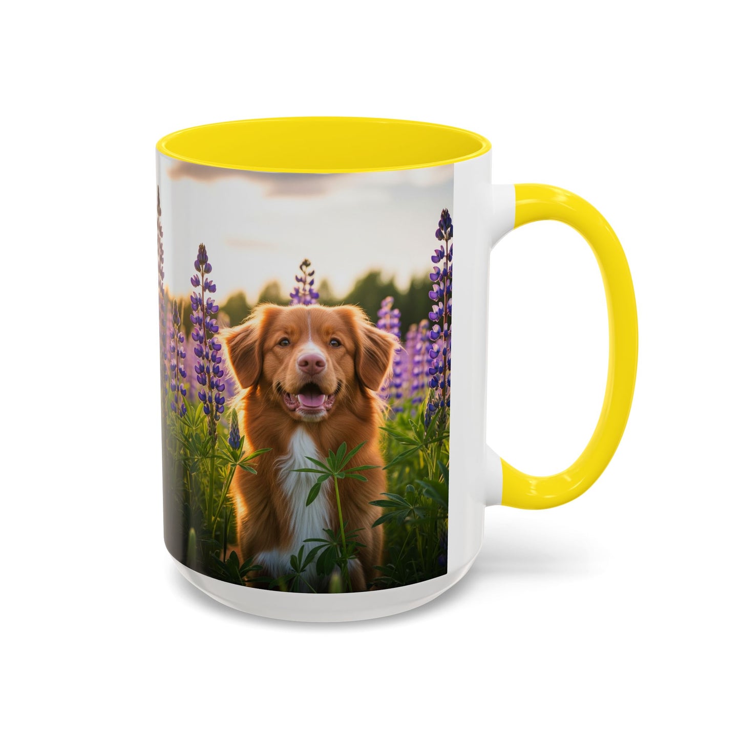 Taza de café con diseño de retriever de Nueva Escocia: el regalo perfecto para los amantes de los perros.