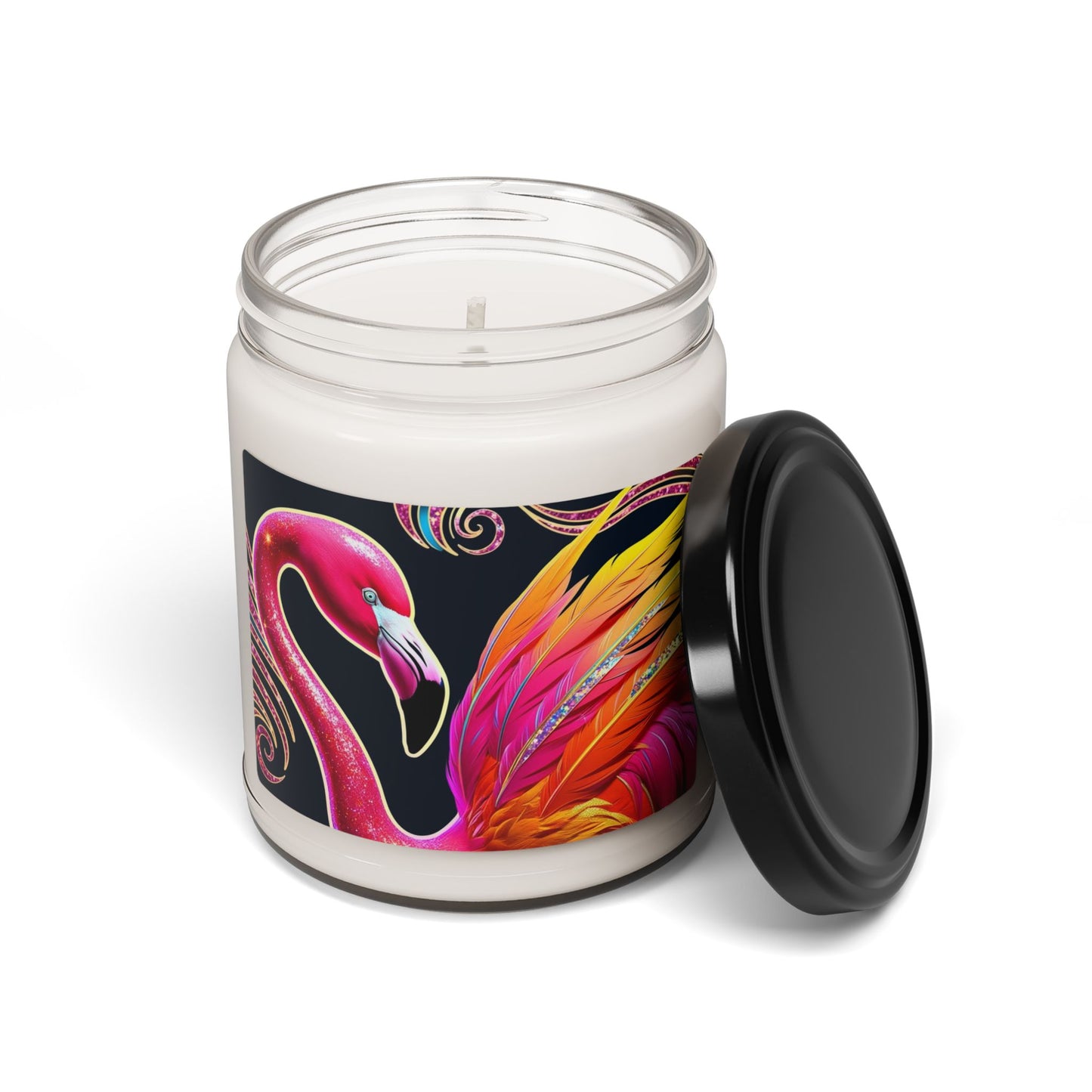 Psychedelic Flamingo- Scented Soy Candle, 9oz