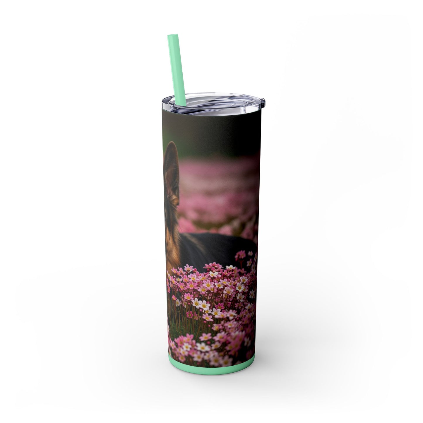 German Shepherd Tumbler with Straw, 20oz