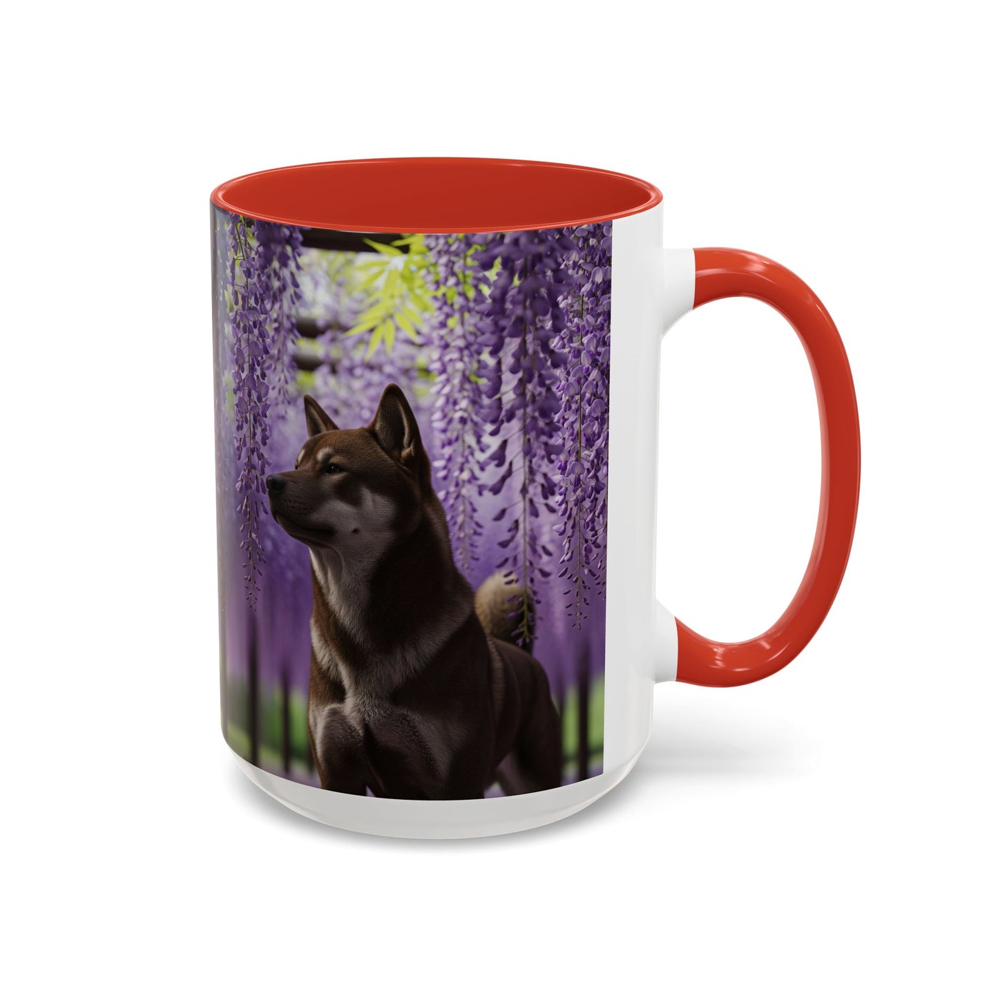 Mug à café Shikoku Accent - Cadeau idéal pour les amoureux des chiens