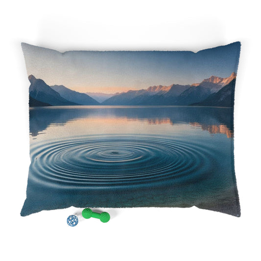 Ripple in a Mountain Lake Pet Bed
