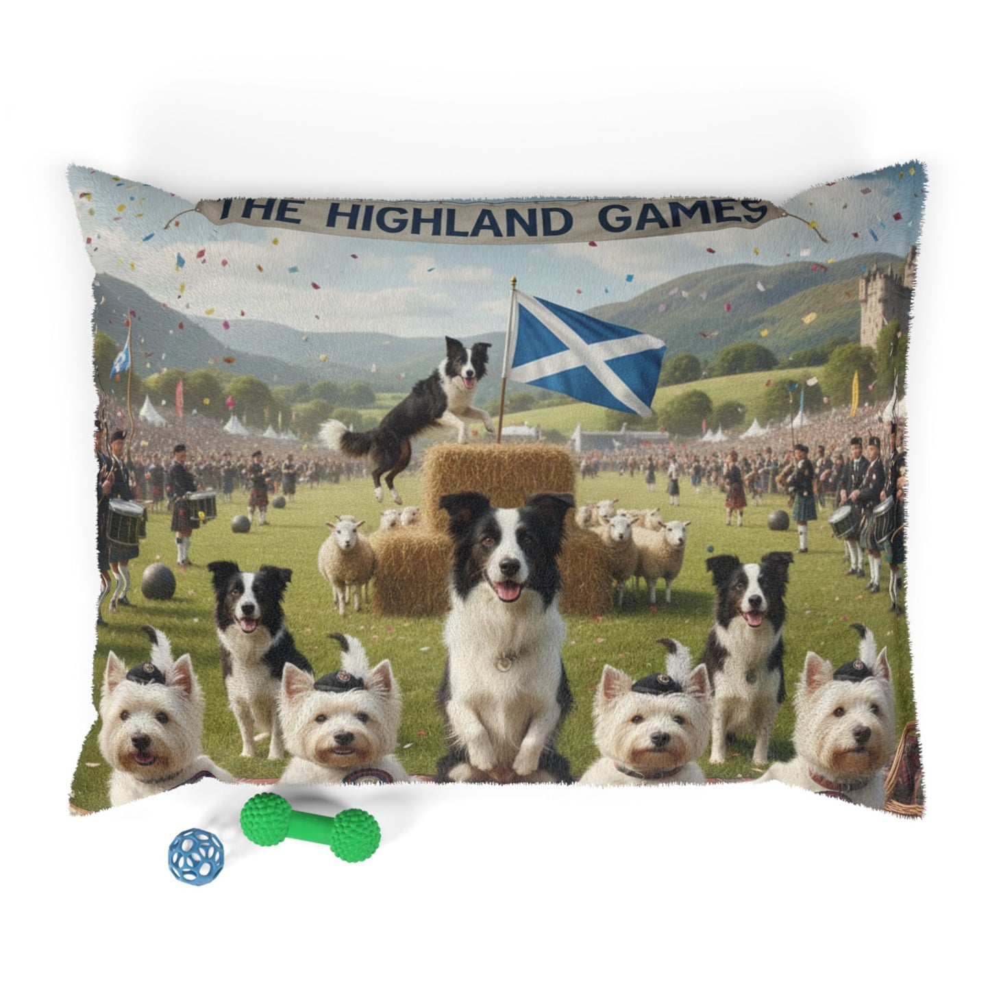 Highland Games Pet Bed