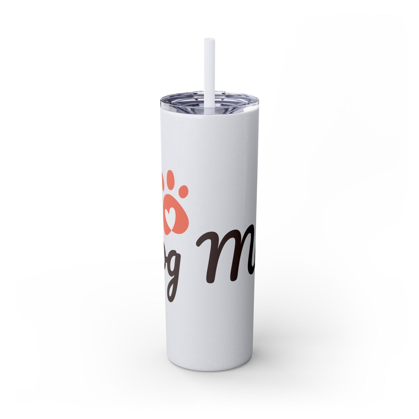 Skinny Tumbler with Straw – 20 oz Stainless Steel Cup