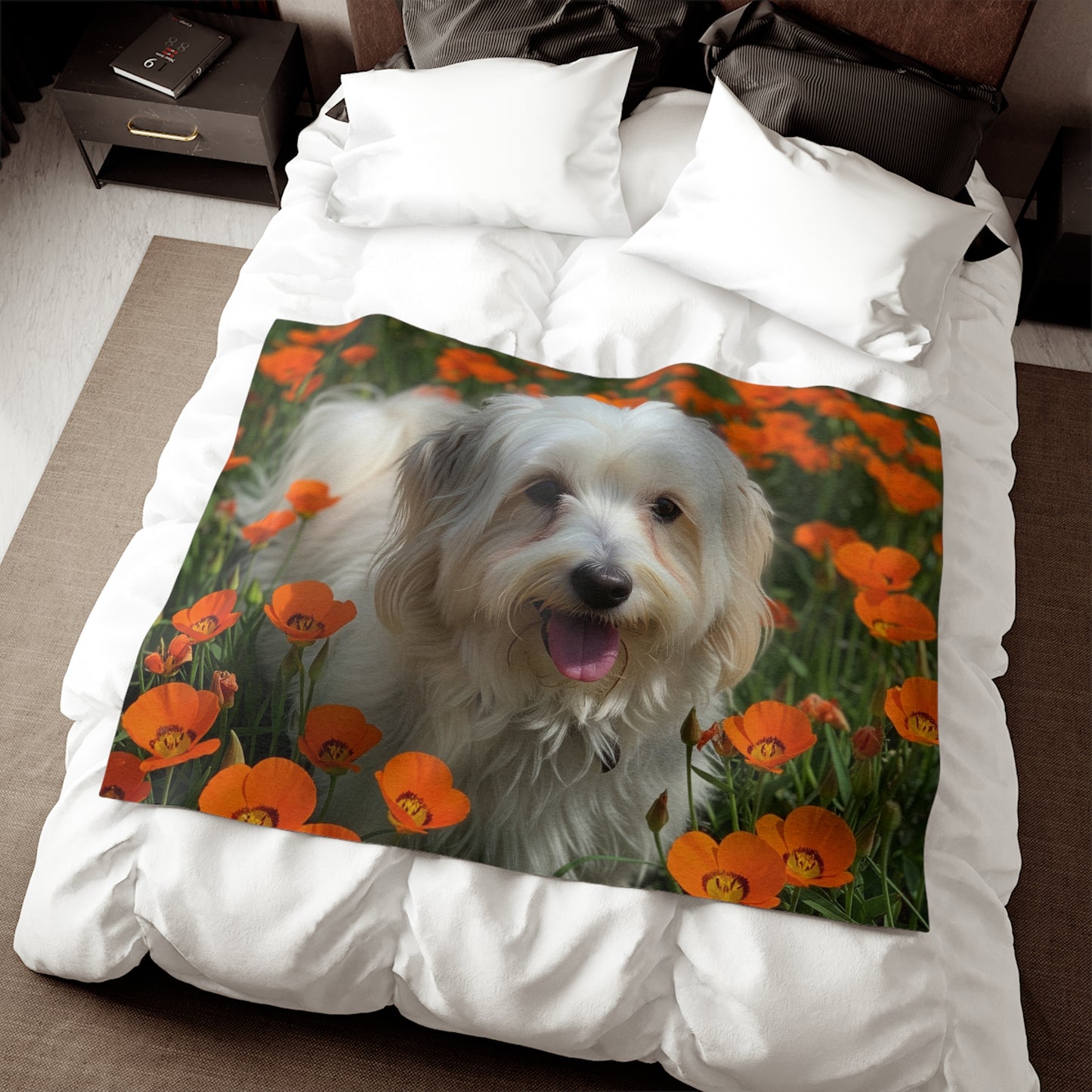 Havanese Sweatshirt Blanket