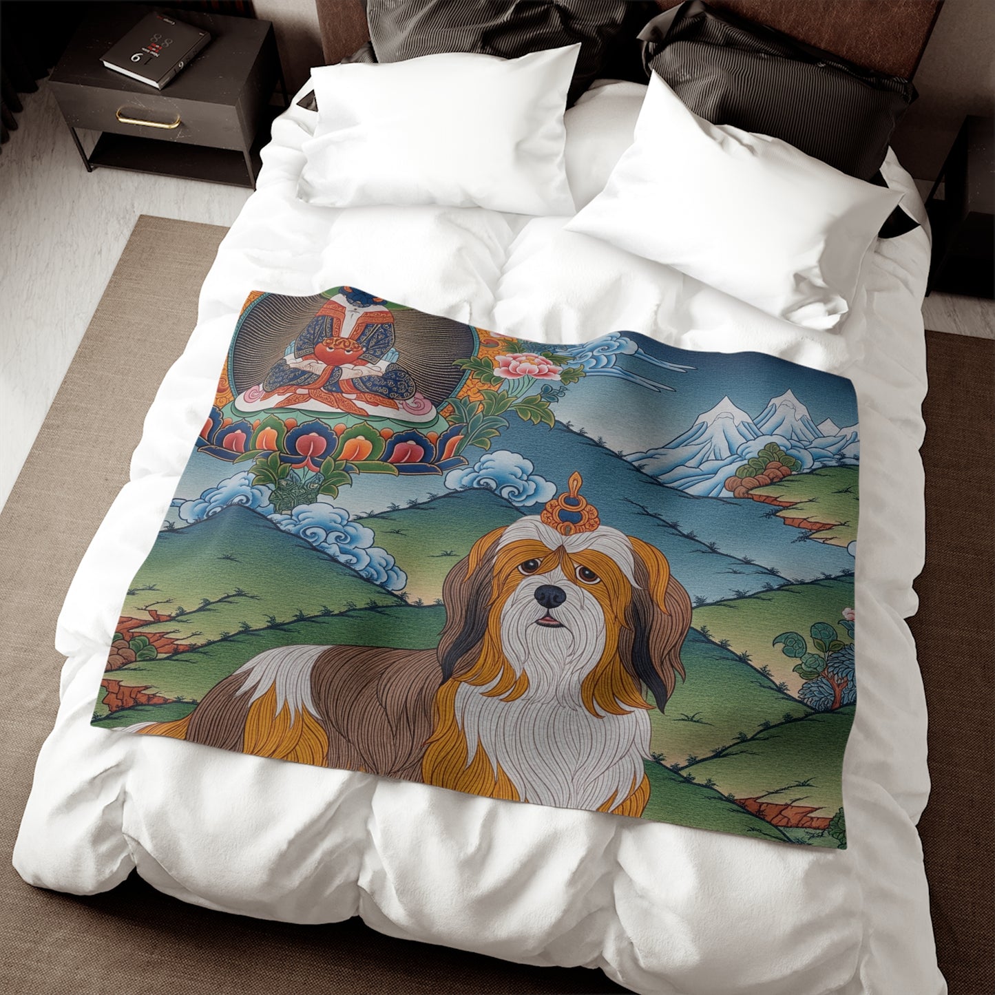 Lhasa Apso Sweatshirt Blanket