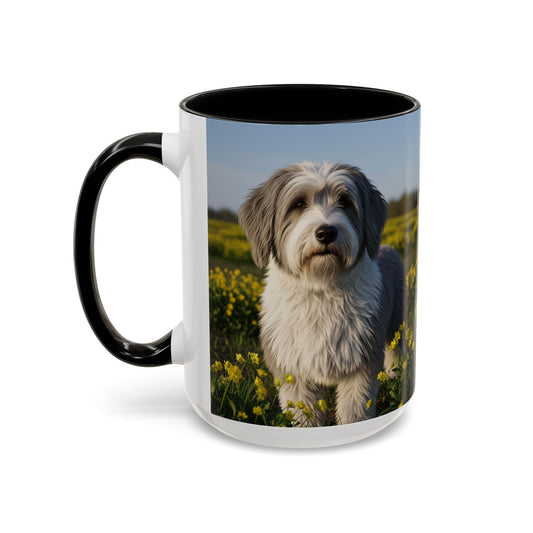 Taza de café con diseño de perro pastor polaco de las tierras bajas: el regalo perfecto para los amantes de los perros.