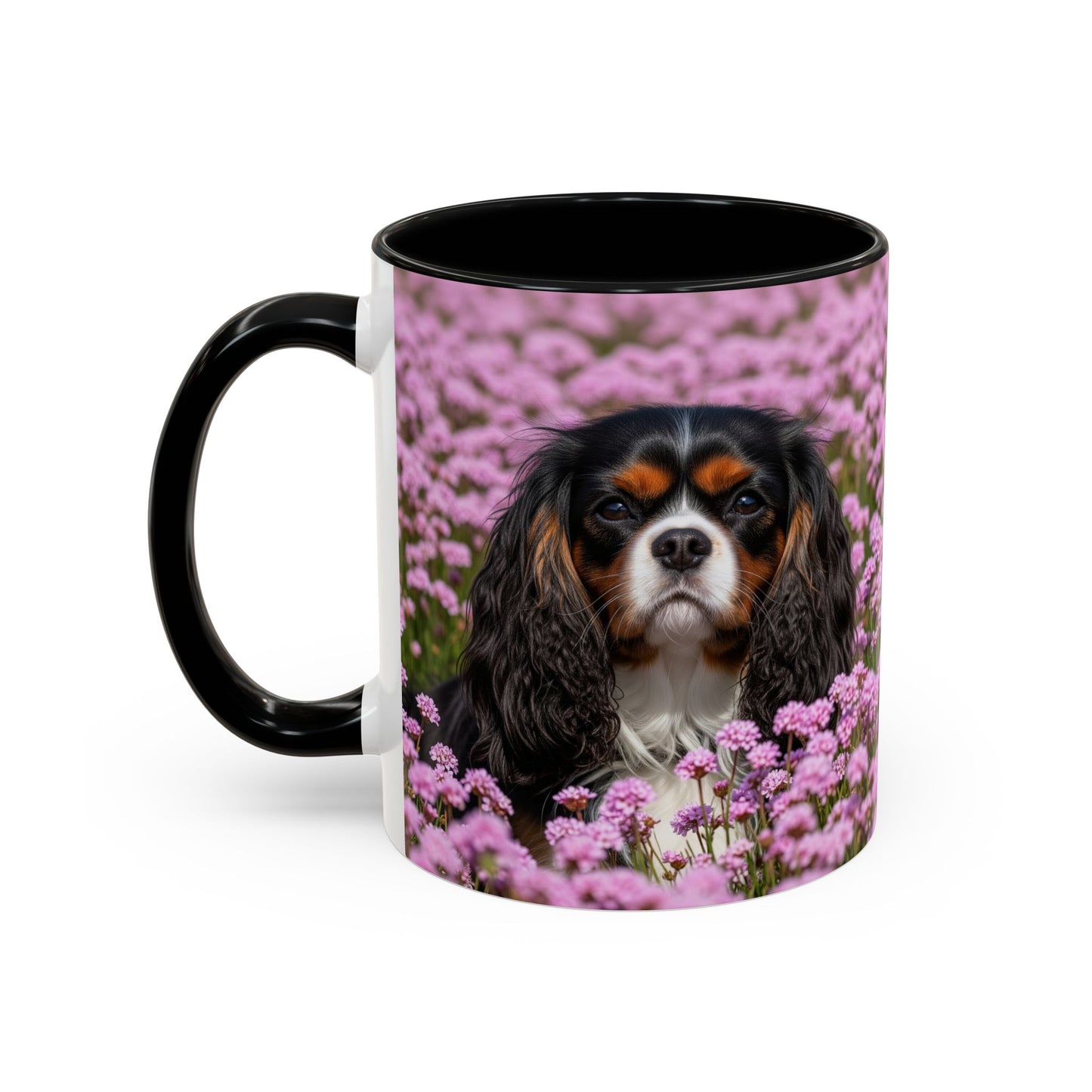 Taza de café con detalles de King Charles Spaniel: el regalo perfecto para los amantes de los perros.
