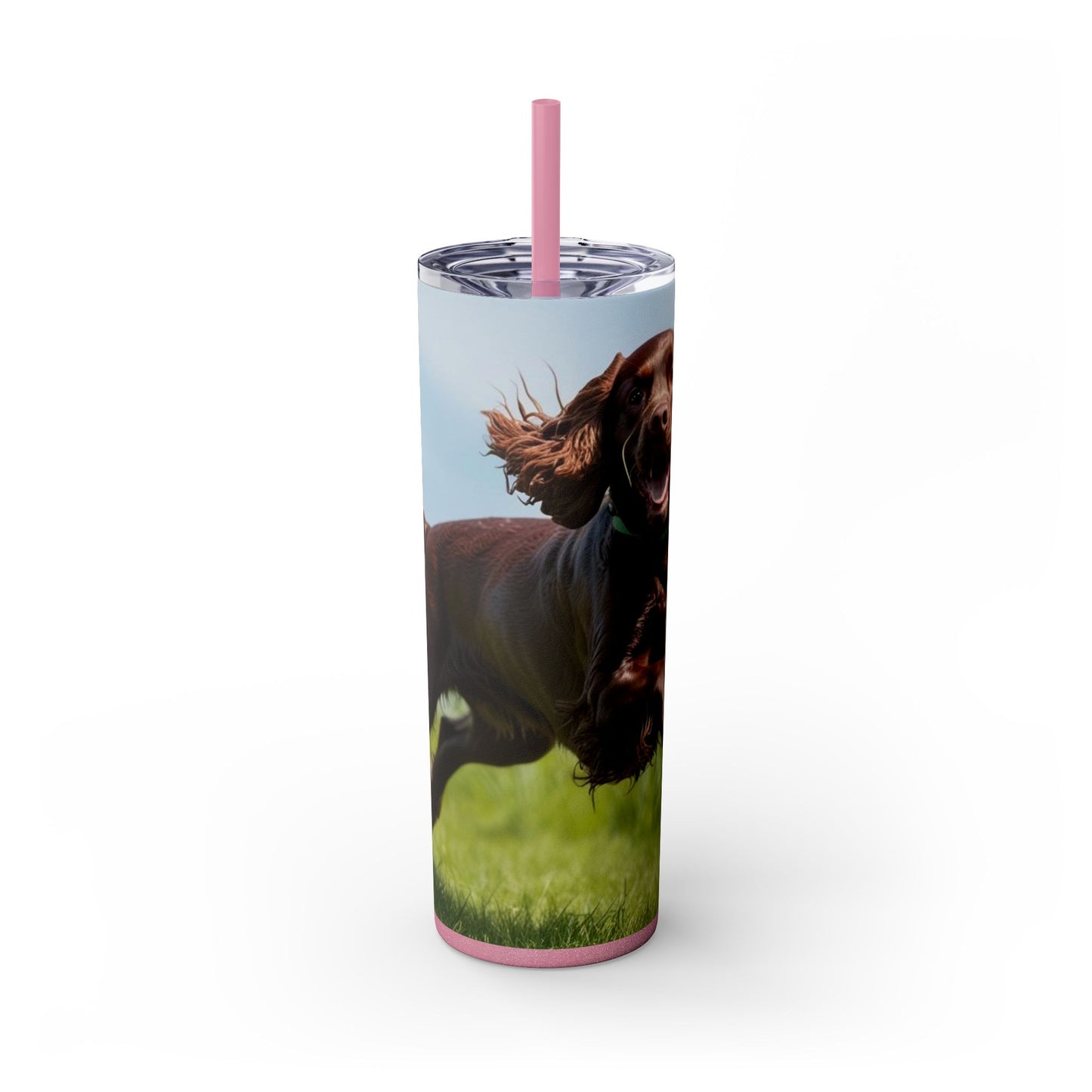 Irish Water Spaniel Tumbler with Straw, 20oz