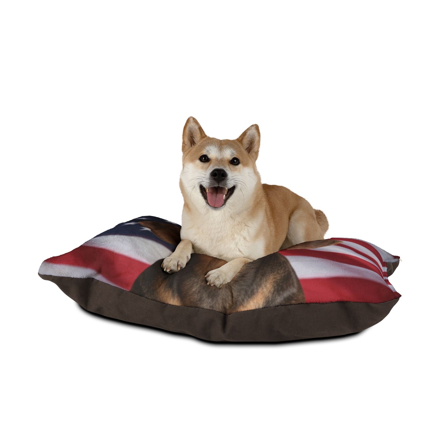 American Leopard Hound Patriotic Pet Bed