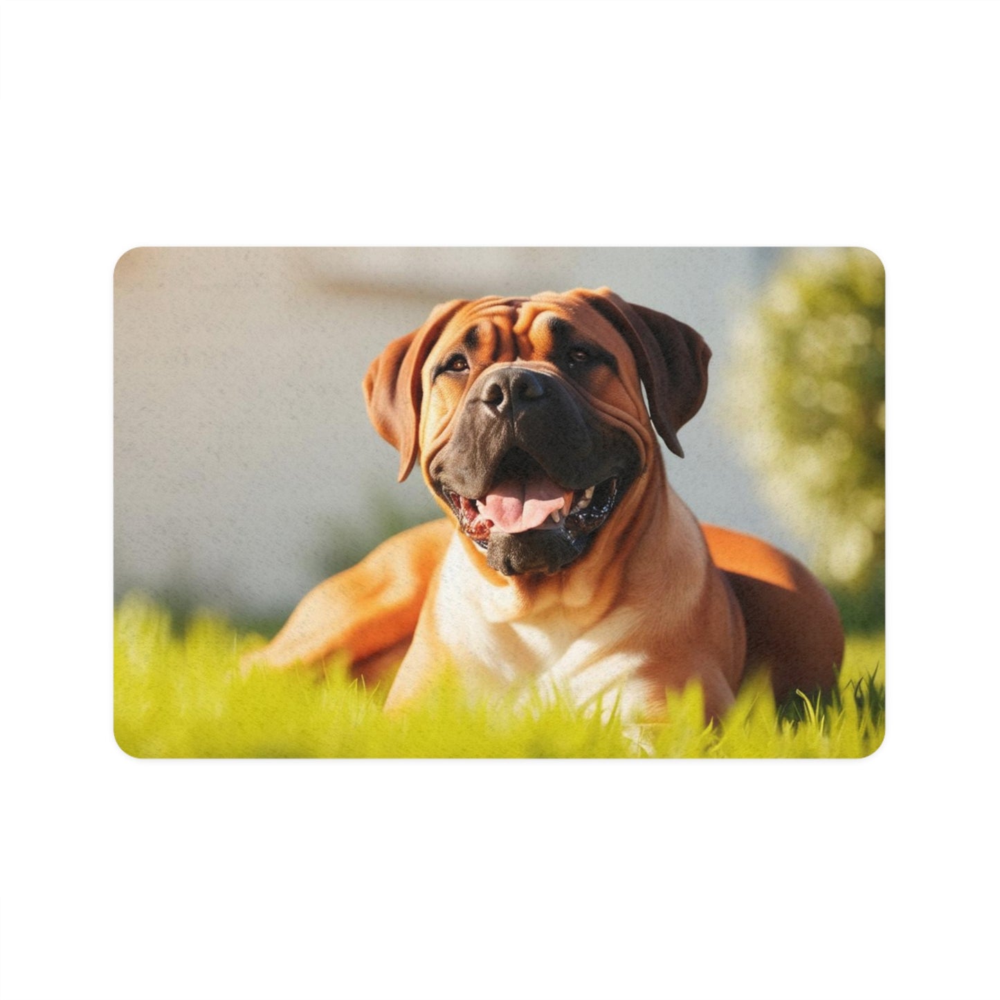 Pet Food Mat (12x18) - Dogue de Bordeaux