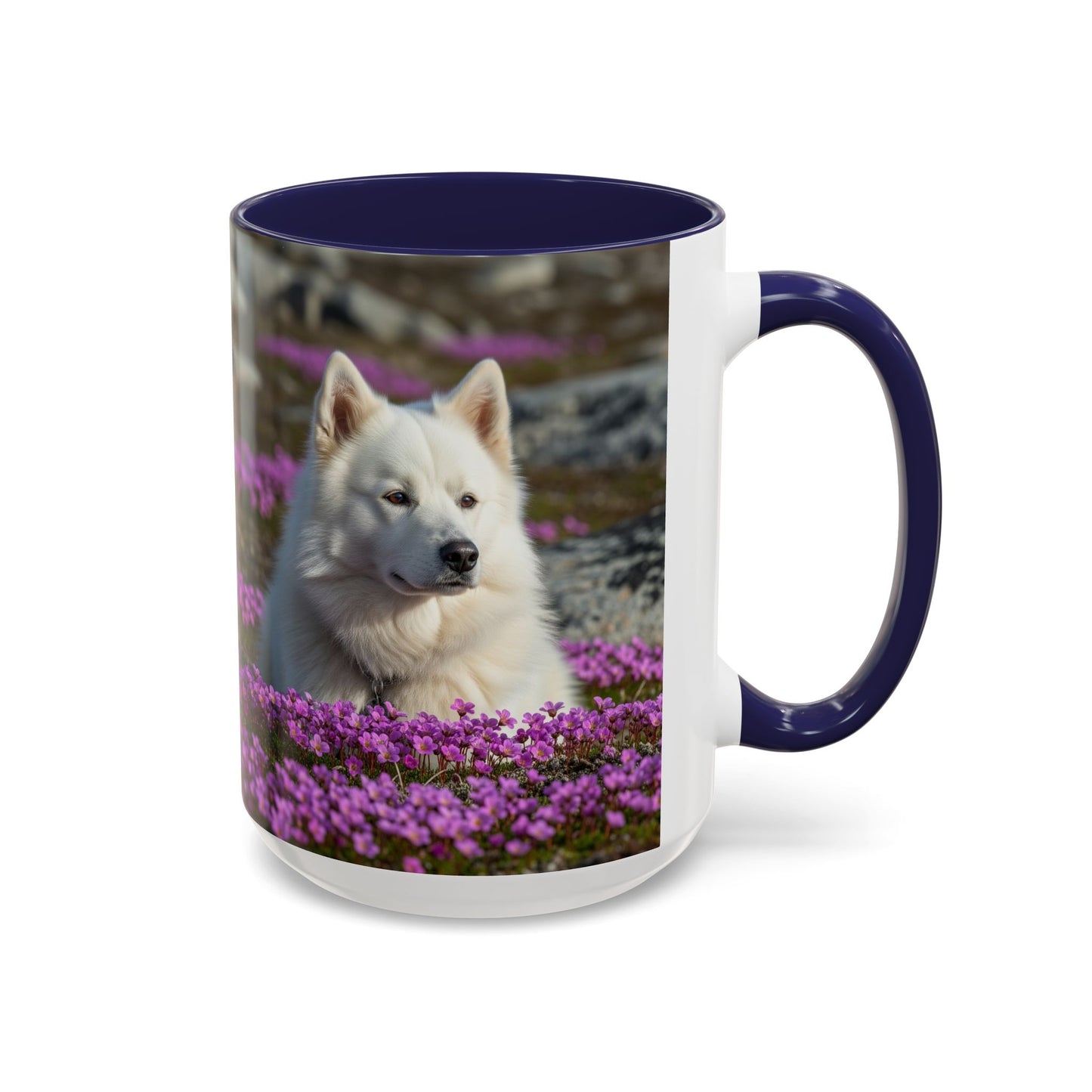 Canadian Eskimo Dog Accent Coffee Mug - Perfect Gift for Dog Lovers