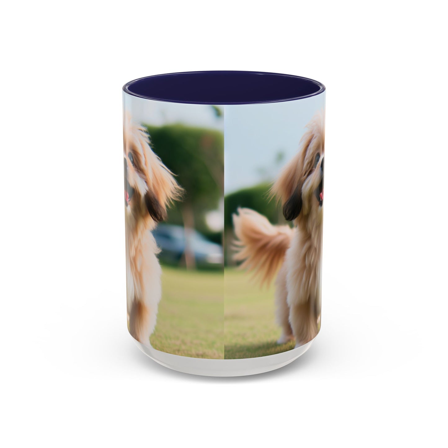 Taza de café con detalles de Pekapoo: el regalo perfecto para los amantes de los perros