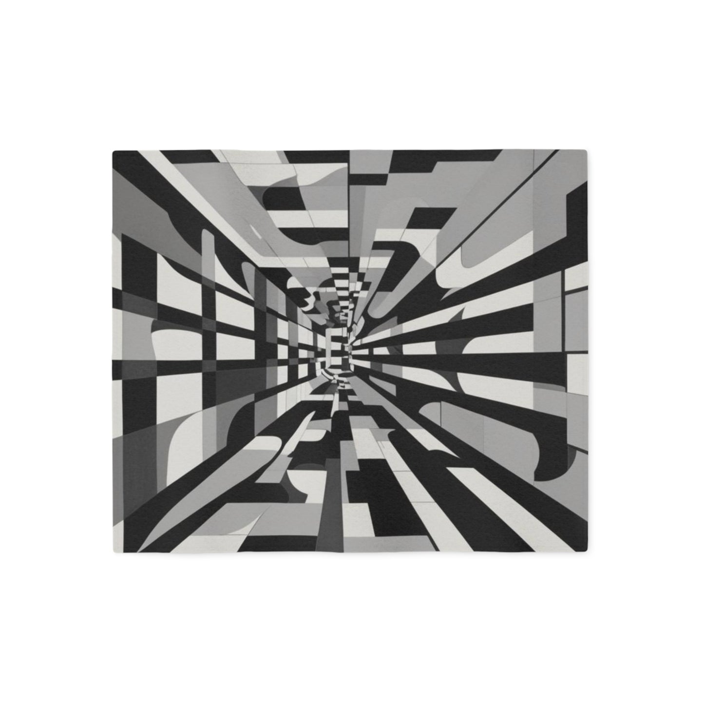 Optical Illusion Sweatshirt Blanket